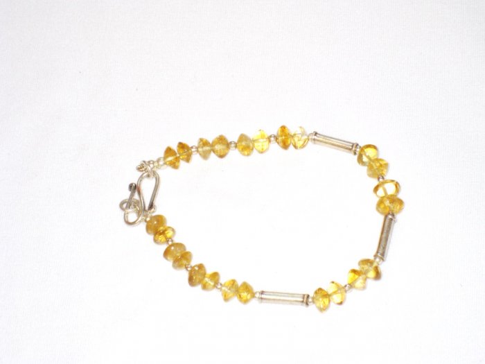 ST174 Citrine Bracelet in Sterling Silver