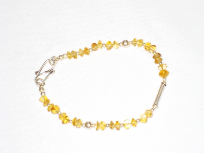 ST178 Citrine Bracelet in Sterling Silver