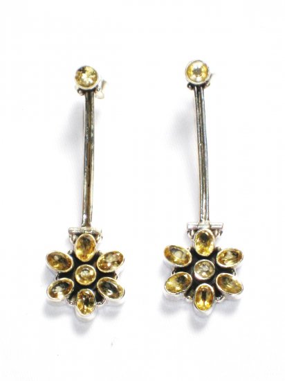ST229 Citrine Earrings in Sterling Silver - SOLD OUT