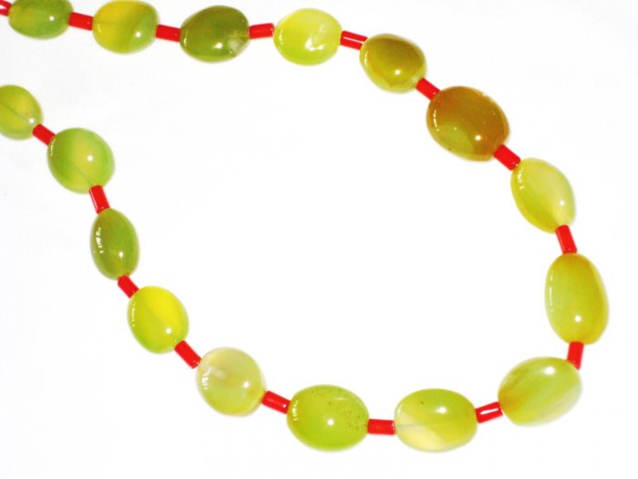 ST428 Citrine Necklace in Sterling Silver