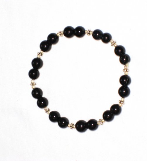 ST165 Onyx Bracelet in Sterling Silver