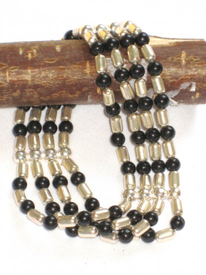 ST259 Onyx Bracelet in Sterling Silver