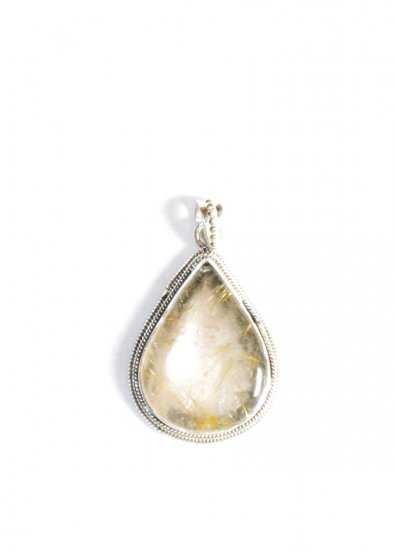 PN236 Amber Pendant in Sterling Silver