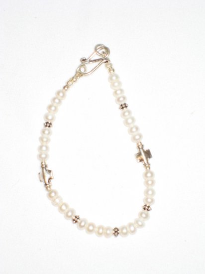 ST177 Pearl Bracelet in Sterling Silver