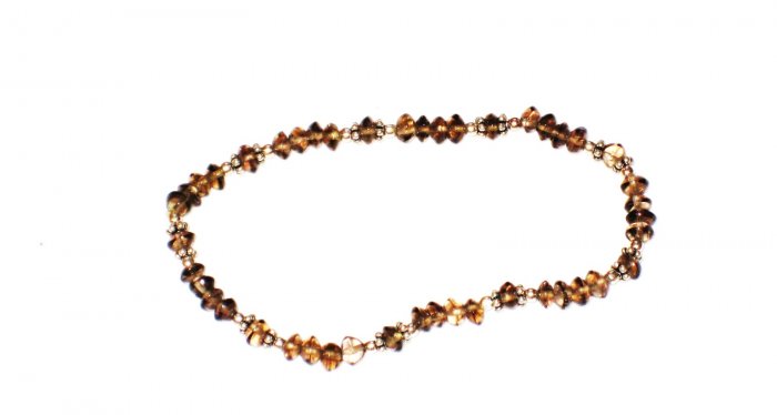 ST187 Smoky Quartz Bracelet set in Sterling Silver