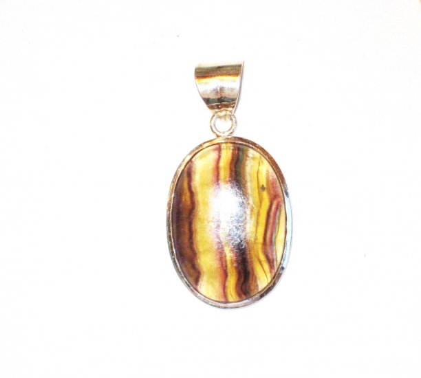 PN104 Agate Pendant in Sterling Silver