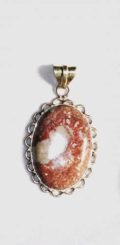 PN169 Agate Pendant in Sterling Silver