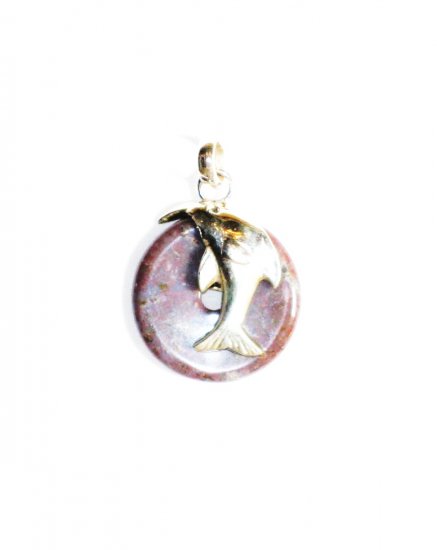 PN241 Agate Pendant in Sterling Silver