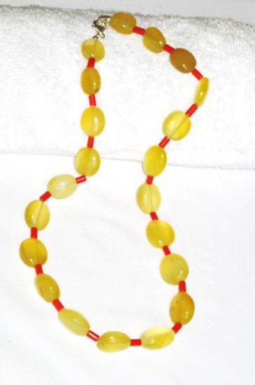 ST121 Citrine Necklace in Sterling Silver
