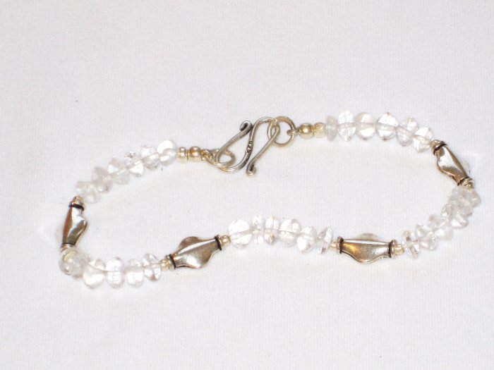 ST172 Cuboc Zirconia Bracelet in Sterling Silver
