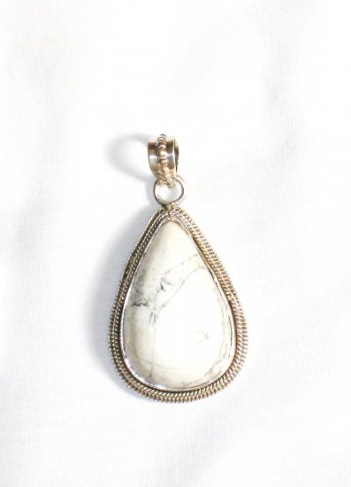 PN260 Dendrite Opal Pendant in Sterling Silver