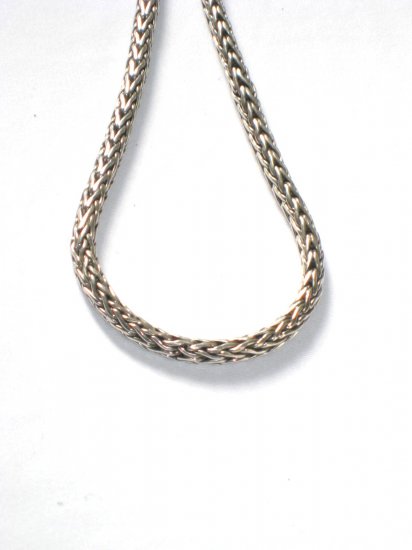 AQ141 14 inch Antique Silver Chain