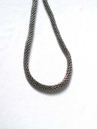 AQ145 17 inch Antique Silver Chain