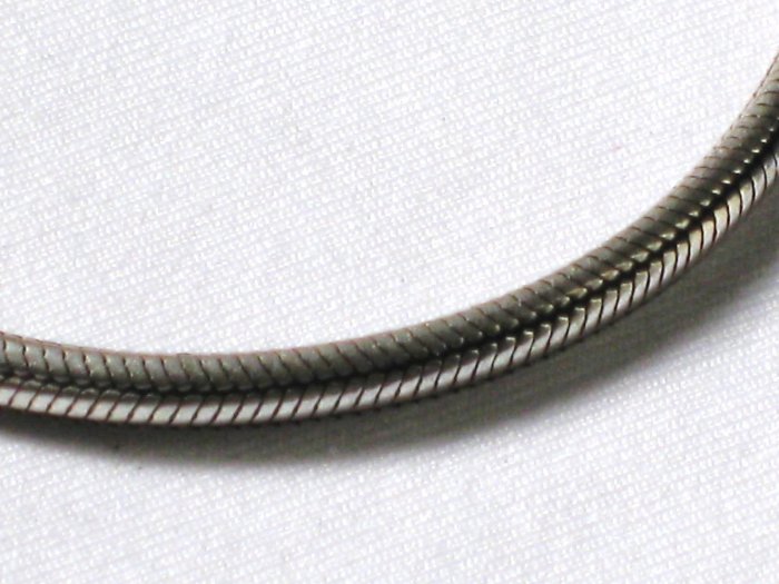 AQ147 15 inch Antique Silver Chain