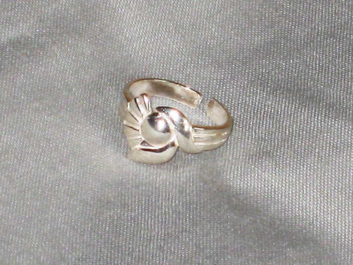 ST645 Modern Toe Rings in Sterling Silver