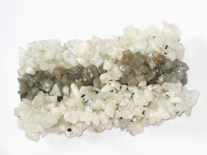 ST133 Labradorite and Moonstone Bracelet in Sterling Silver