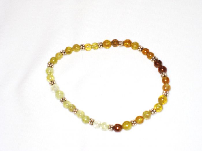 ST169 Mixed Stones Bracelet in Sterling Silver