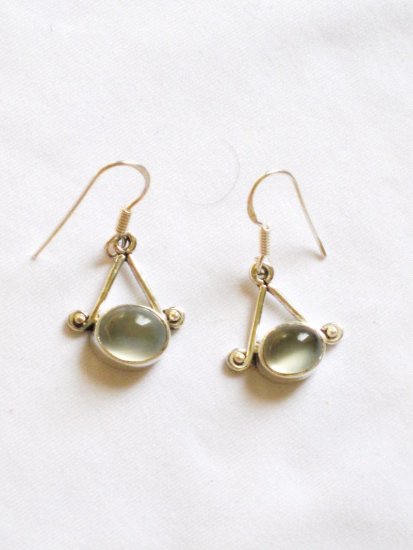 ER087 Opal Earrings in Sterling Silver