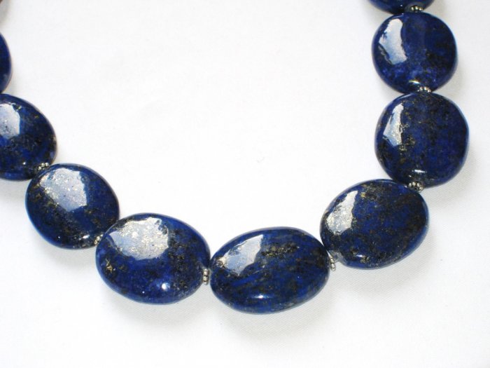 ST085 Sodalite Necklace in Sterling Silver
