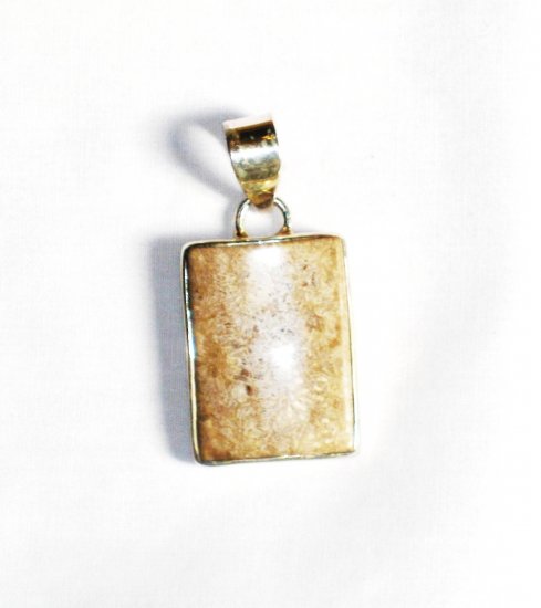 PN264 Landscape Jasper Pendant in Sterling Silver