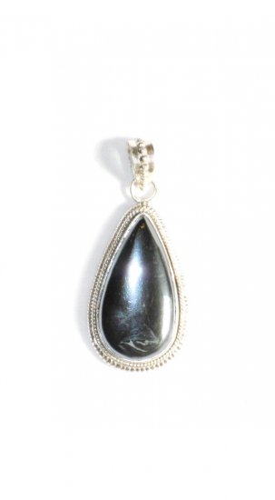 PN195 Hematite Pendant in Sterling Silver