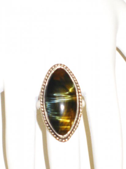 RG002 Labradorite Ring in Sterling Silver, Size 6