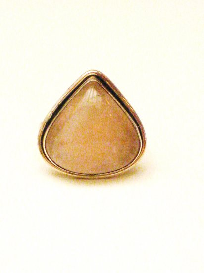RG017 Rose Quartz Ring in Sterling Silver