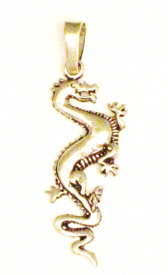 CP005 Dragon Pendant in Sterling Silver