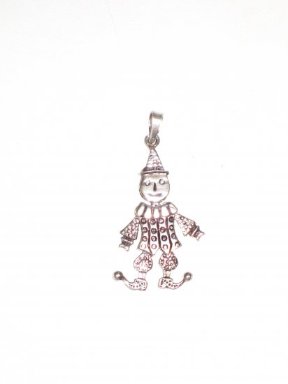 CP016 Joker Pendant in Sterling Silver