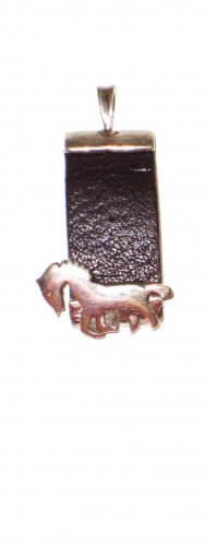 CP027 Horse Pendant in Sterling Silver