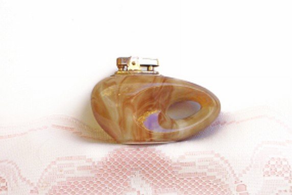 TOBACCIANA: Vintage 50's Ceramic Table Lighter- Works! FREE SHIPPING!