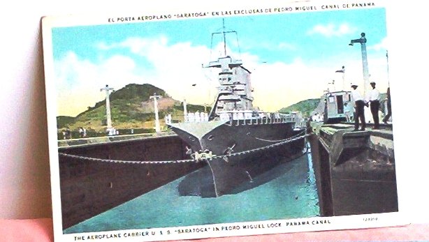 I.L Maduro Jr Maritime Panama Canal Post Card FREE SHIPPING!