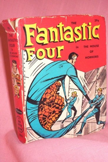Big Little Book: The Fantastic Four in "The House of Horrors" Hard bound -1968 FREE SHIPPING!