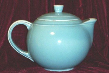 Vernon Kilns Blue Tea Pot / Teapot FREE SHIPPING!