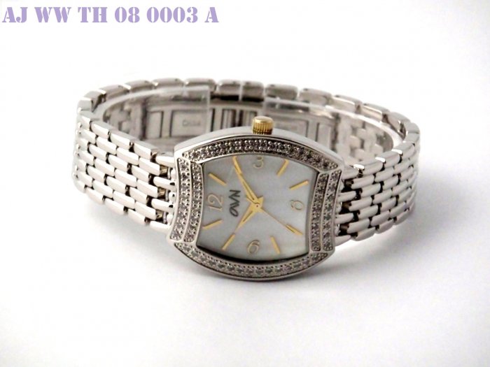 SWAROVSKI LADY WATCH WITH SOLID BRACELET AND MOP DIAL
