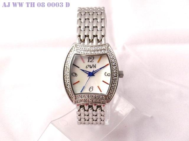 SWAROVSKI WATCH WITH SOLID BRACELET AND MOP COLOR INDEX DIAL