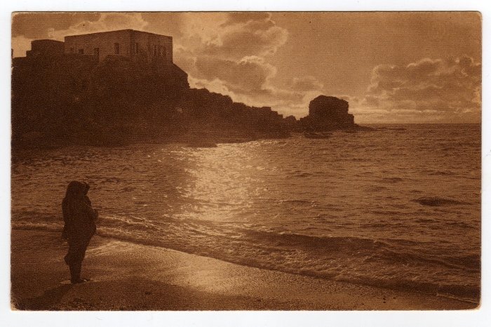 The Ruins of Cesarea Palestine Postcard Jamal Bros. Photo S. Narinsky 1921 #0248