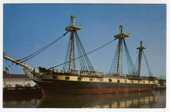The Frigate Constellation Baltimore, MD postcard #0381