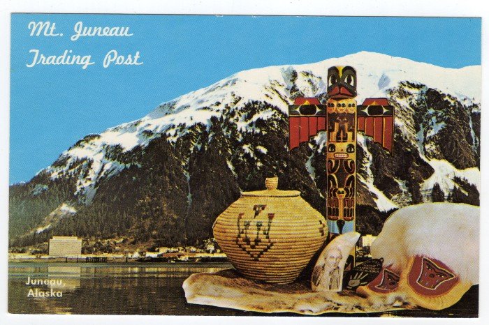 Mt. Juneau Trading Post Juneau, AK Postcard photo Mike Affleck #0393