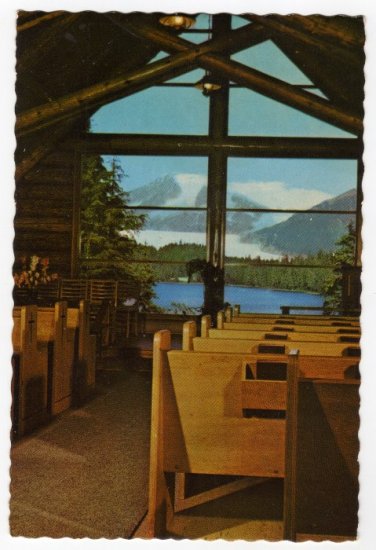 Chapel by the Lake, Auke Bay, AK Mendenhall Glacier Photo Howard C. Robinson photo #0406