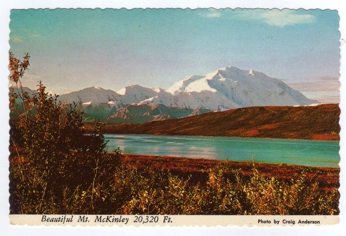 Mt. McKinley and Wonder Lake in Autumn Alaska Craig Anderson photo "alaska joe" ORIGINAL #0412