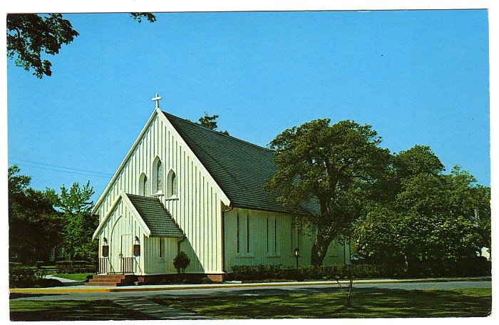 Chapel of the Centurion Postcard Fort Monroe, Old Point Comfort, VA Walter H. Miller photo #0467