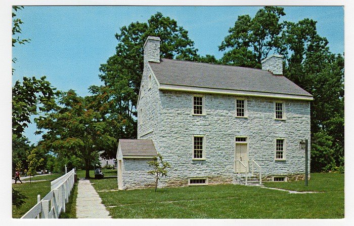 Shakertown Farm Deacon's Shop Pleasant Hill, KY Postcard Walter H. Miller Photo #0455
