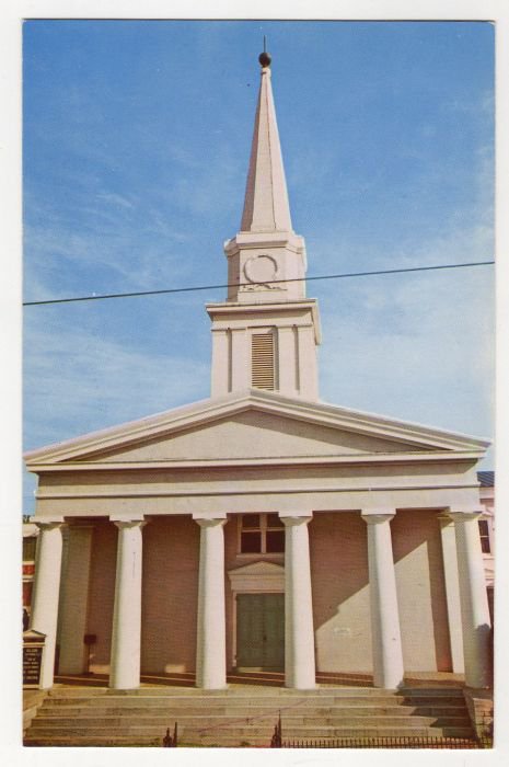 Lexington Presbyterian Church, Lexington, Virginia Postcard Mike Roberts 1960s VA
