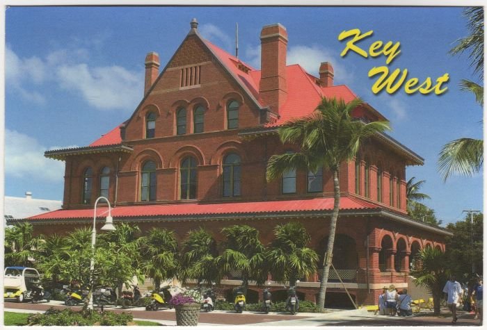 Museum of Art and History Postcard Key West Florida 4D-56 FL FLA #0524