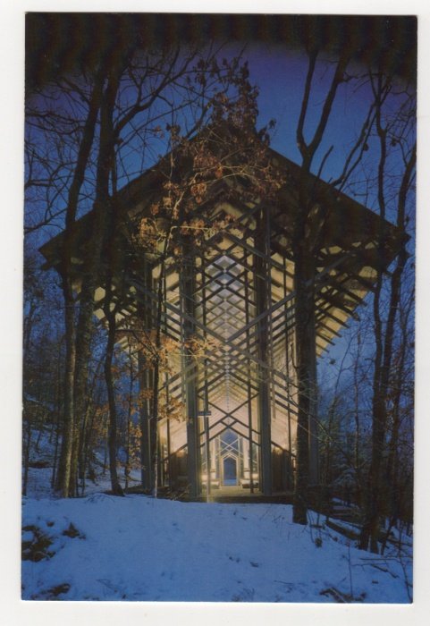 Thorncrown Chapel Eureka Springs AR Postcard #0531