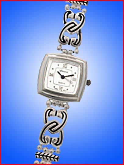Brighton Inspired Chain Link Rosa Watch Bracelet