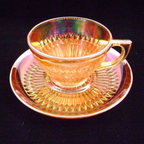 Jeannette Vintage Anniversary Amberescence Cup and Saucer