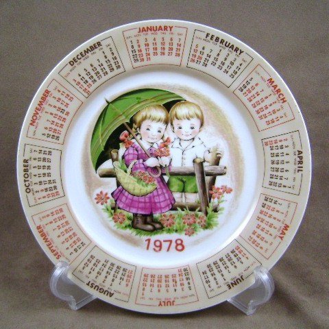 1978 Chadwick Miller Alpine Calendar Collector Pocelain Plate