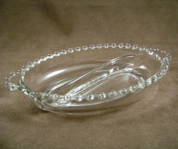 Imperial Candlewick 2-Part Divided Oval Relish 400/268